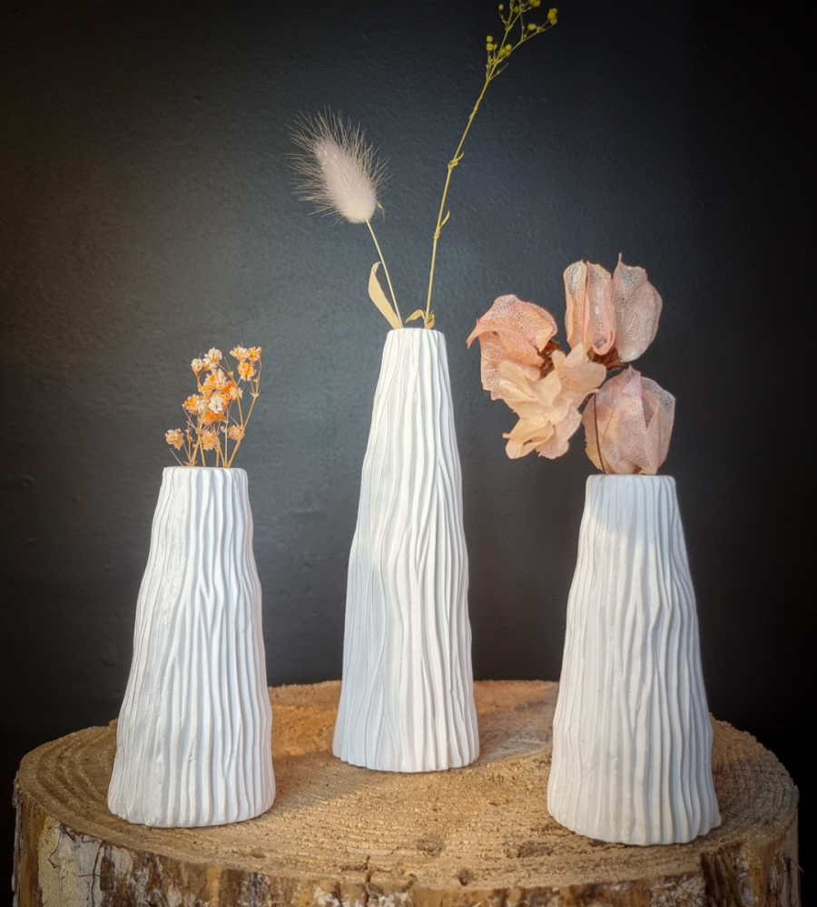 Trois vases Ylvaya design